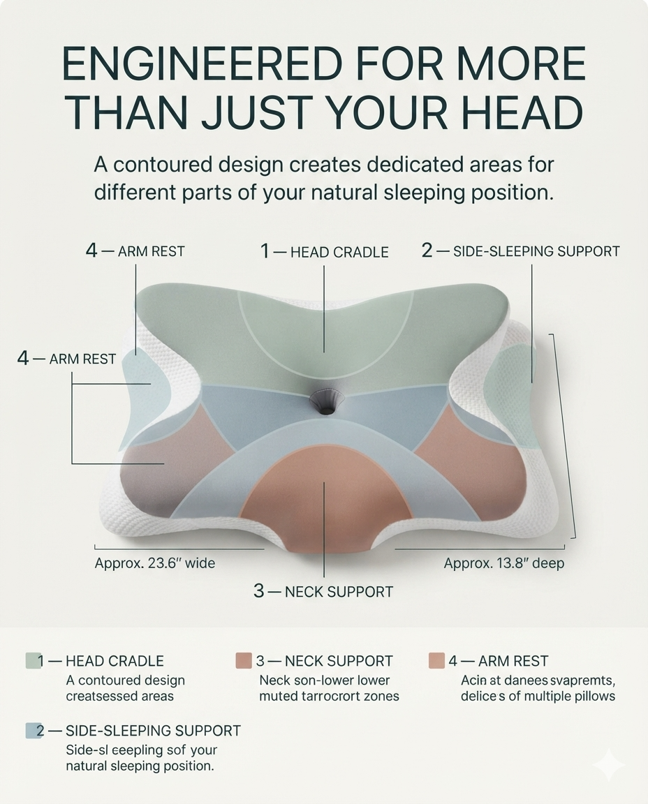 CERVA Contour™ Pillow
